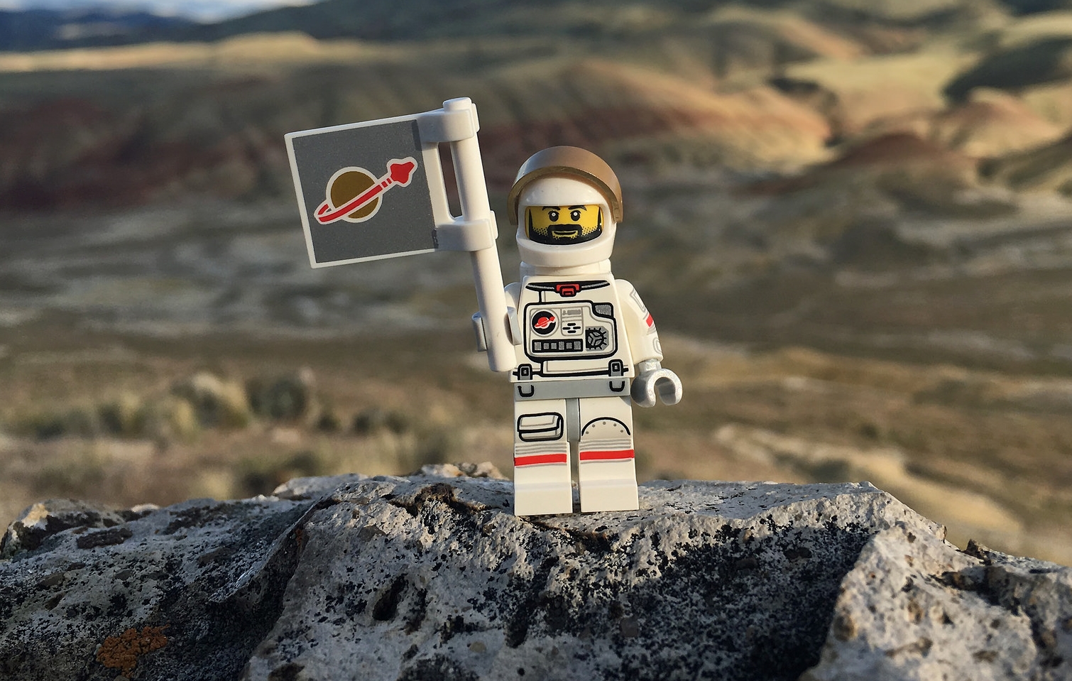 Lego kosmonaut - vesmír