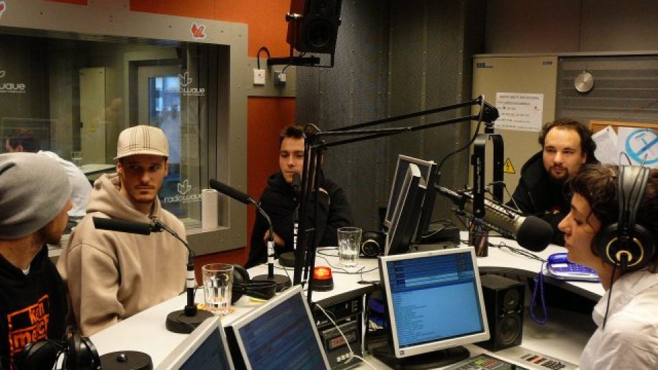 Irie Révoltés ve studiu RW | foto: ČRo Radio Wave Irie Révoltés ve studiu RW