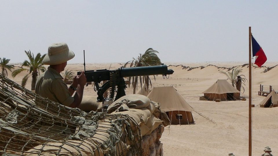 Fotografie z natáčení filmu Tobruk