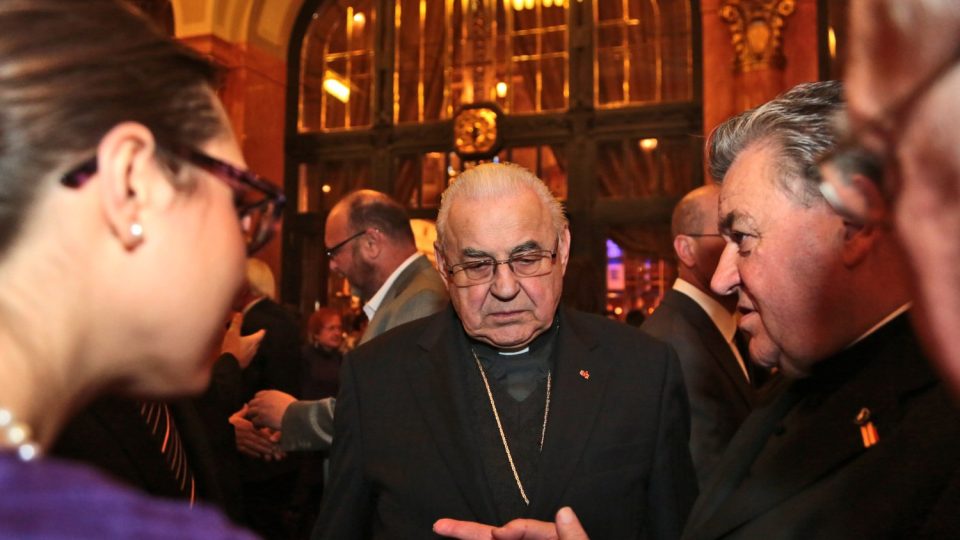 Jeho Eminence Miloslav Vlk a Dominik Duka