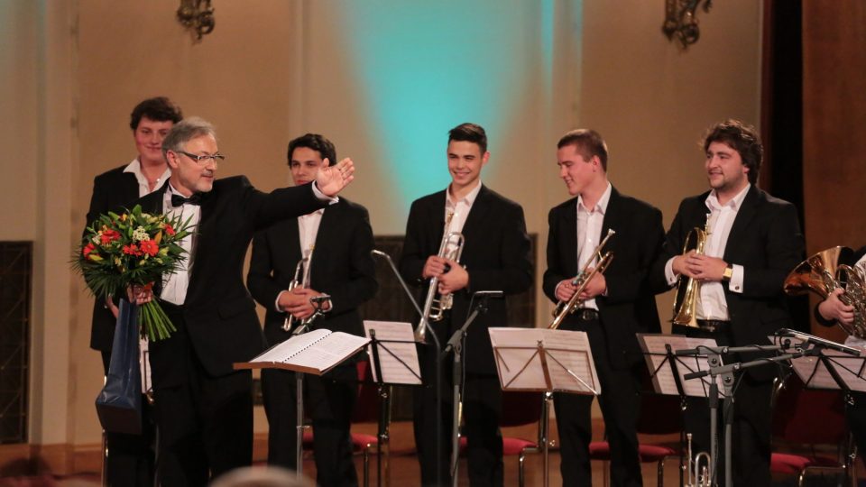 Absolutní vítěz Concerto Bohemia 2013 - Žesťový soubor Pražské konzervatoře, dirigent Jiří Šedivý 