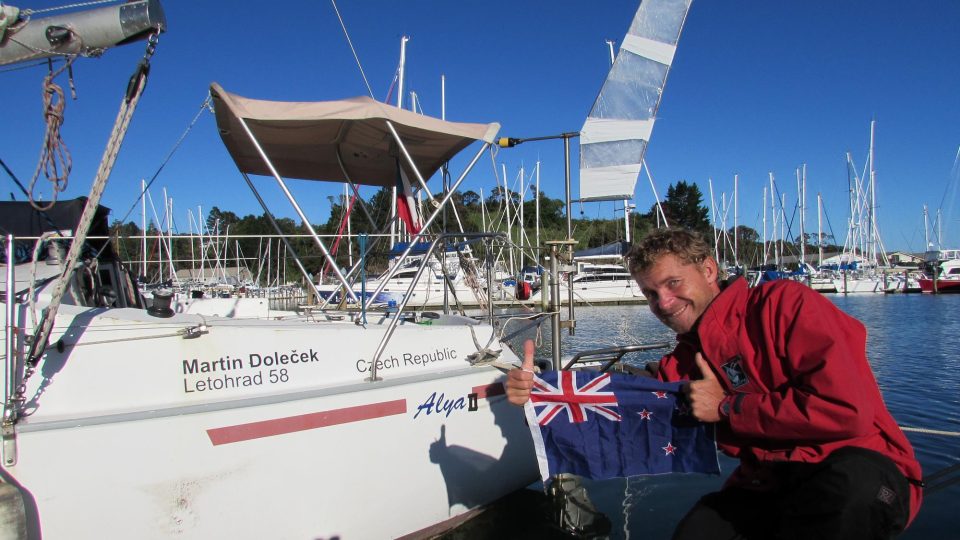 Martin Doleček pluje sólo na jachtě kolem světa