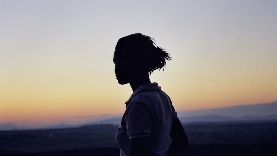 Západ slunce, Chimoio, Mosambik, rok 1999