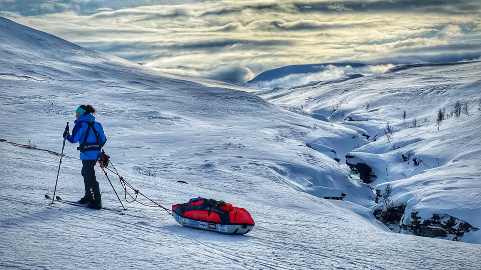 Mili Vaňkátová a Jirka Lichteneger na zasněžených výpravách