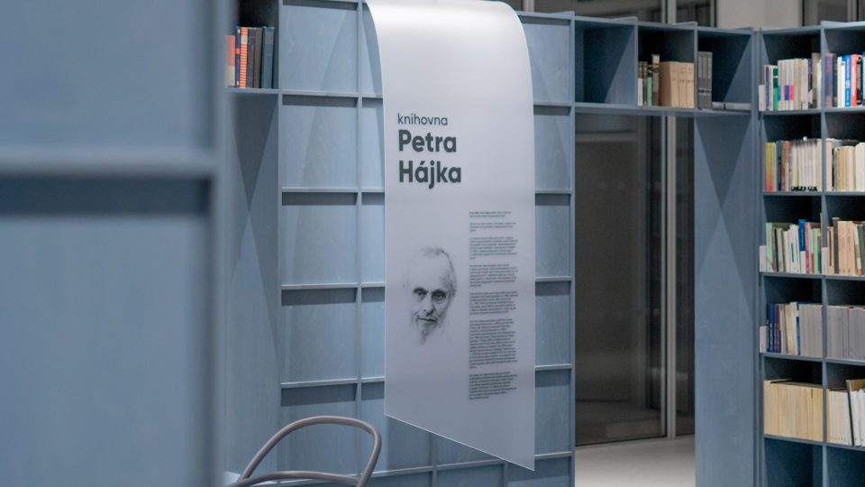 Knihovna Petra Hájka, památník vynikajícího matematika v Ústavu informatiky Akademie věd