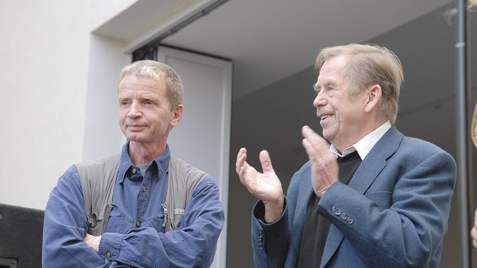 Leoš Válka a Václav Havel