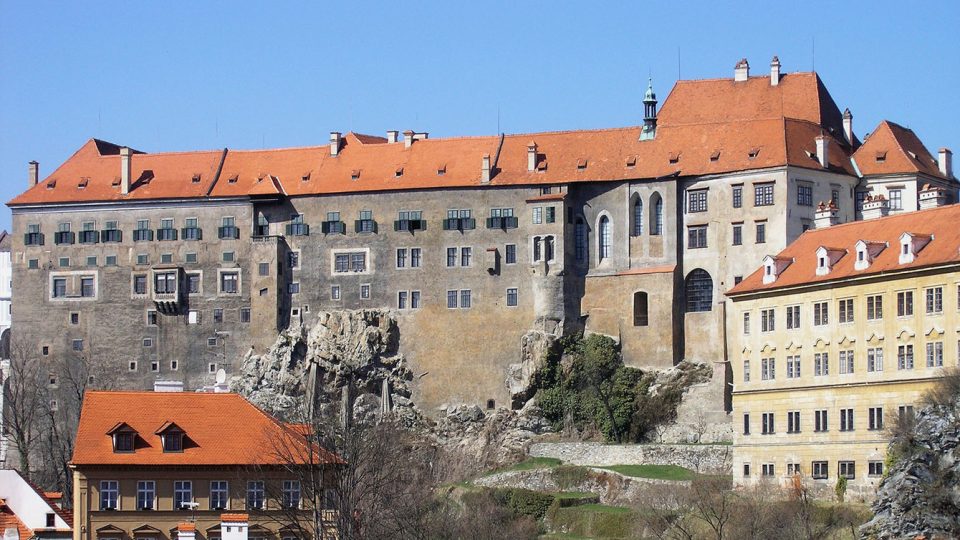 Český Krumlov, jižní průčelí