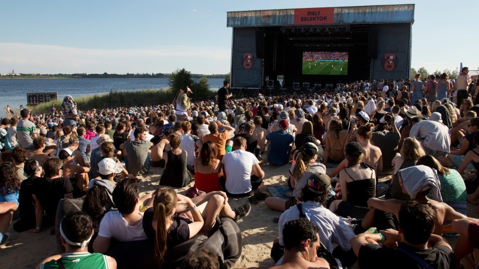 Public Viewing na festivalu Melt 2018