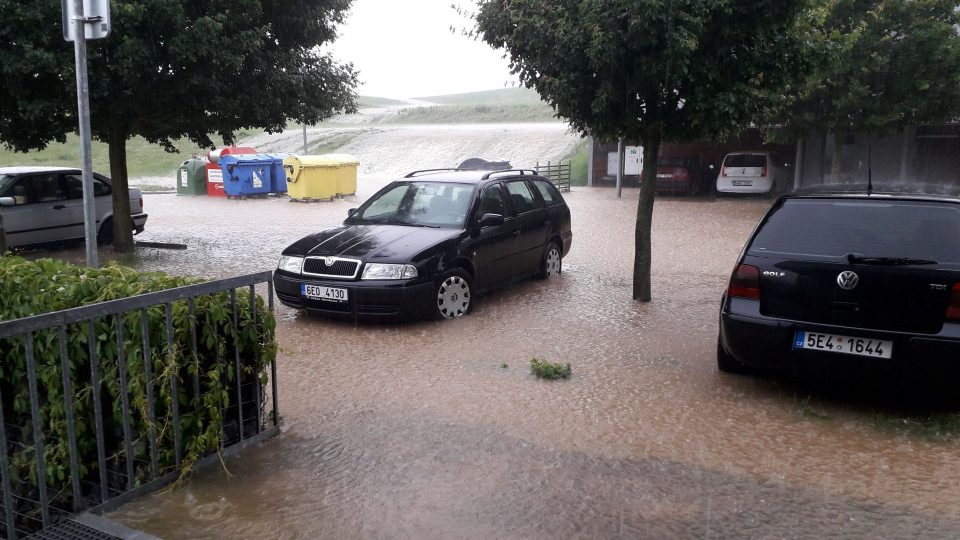 Litomyšl při záplavách | foto: archiv Evy Wagnerové Litomyšl při záplavách
