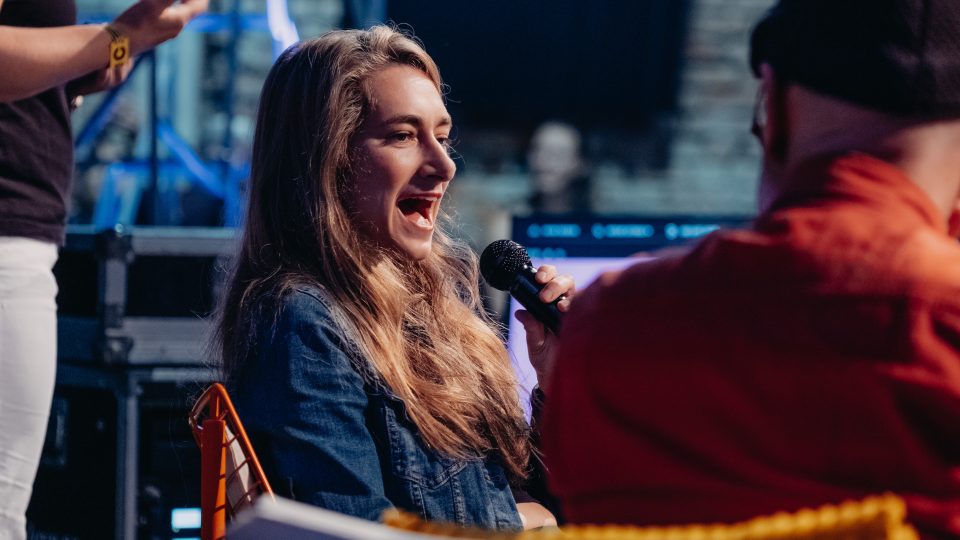 Honza Vojtko, Petr Bouška a Markéta Šetinová na festivalu Colours of Ostrava | foto: Martin Bambušek, Colours of Ostrava Honza Vojtko, Petr Bouška a Markéta Šetinová na festivalu Colours of Ostrava