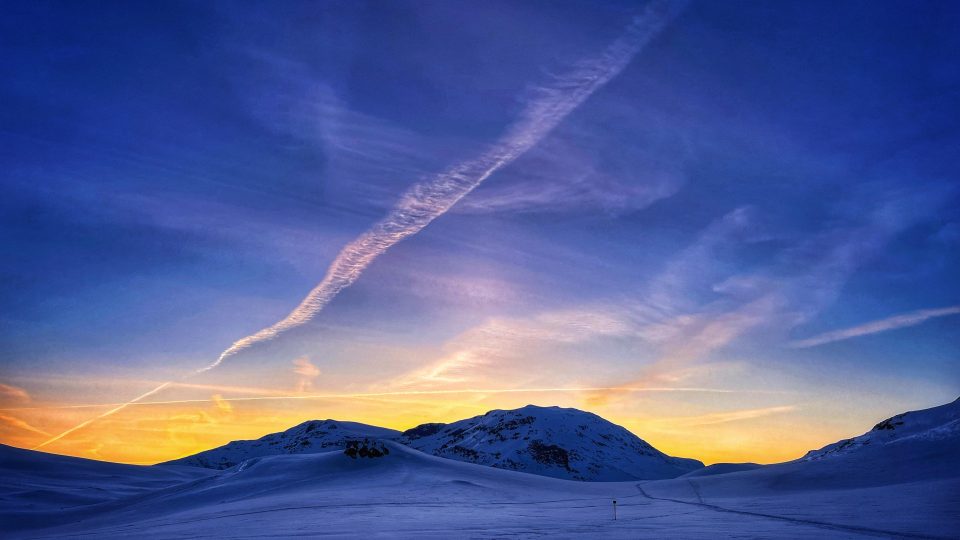 Mili Vaňkátová a Jirka Lichteneger na zasněžených výpravách