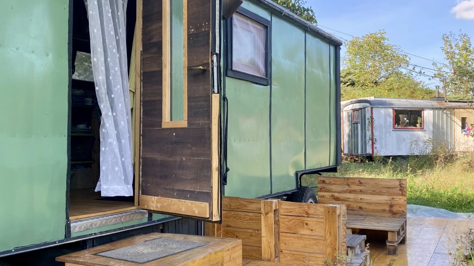 Z návštěvy komunitního bydlení v Brně | foto: Ondřej Šebestík, Český rozhlas Z návštěvy komunitního bydlení v Brně