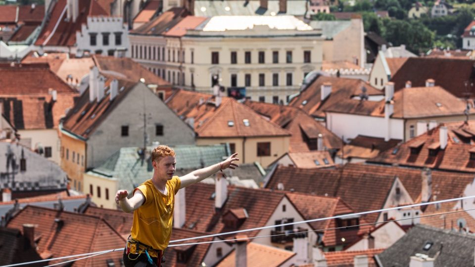 Trickliner Tibor Mikulec | foto: archiv Tibora Mikulce Trickliner Tibor Mikulec