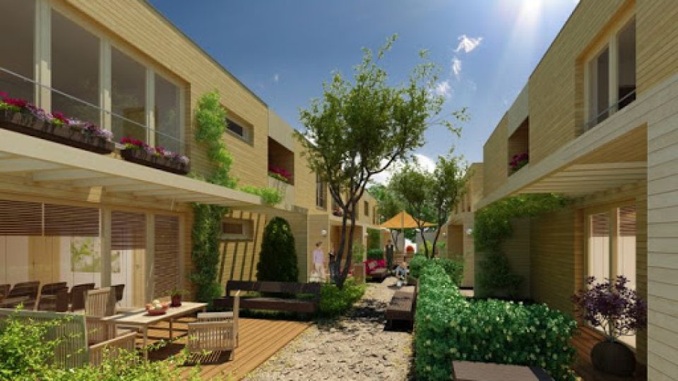 Prototyp bydlení formou cohousingu (autorský tým Michal Kohout, David Tichý, Jana Kubcová)