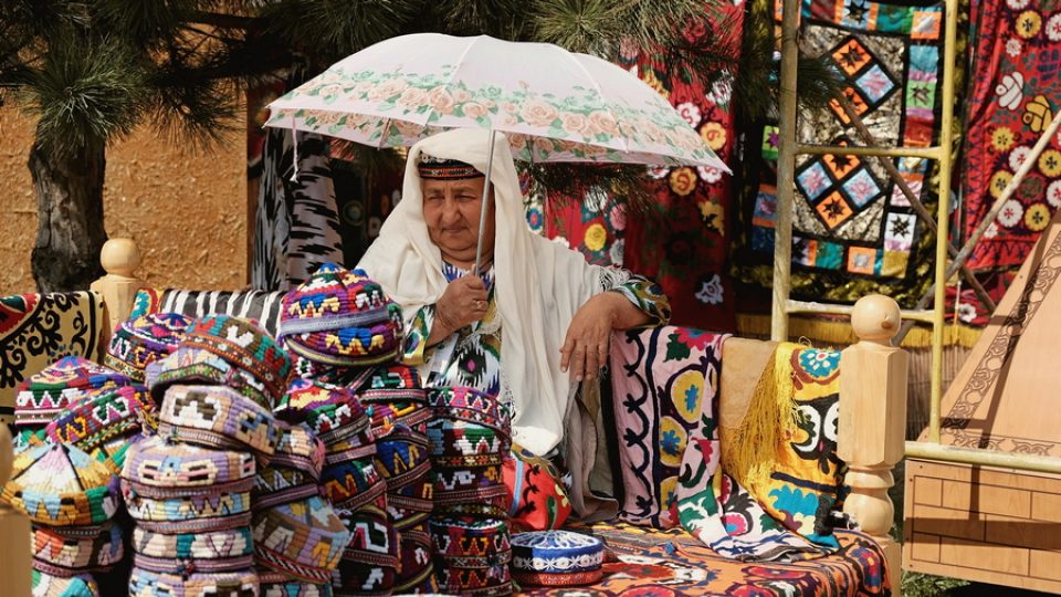 Mezinárodní "Handicraft Festival". Kokand - Ferganská dolina, Uzbekistán