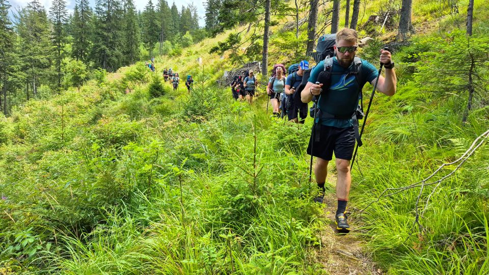 Děti z Medvědí stopy přešly rumunský Fagaraš