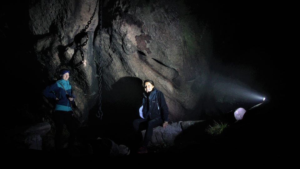 Nebojácné Bludičky v Lotrandově jeskyni