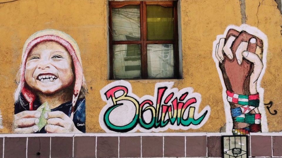 Bolívijský street art