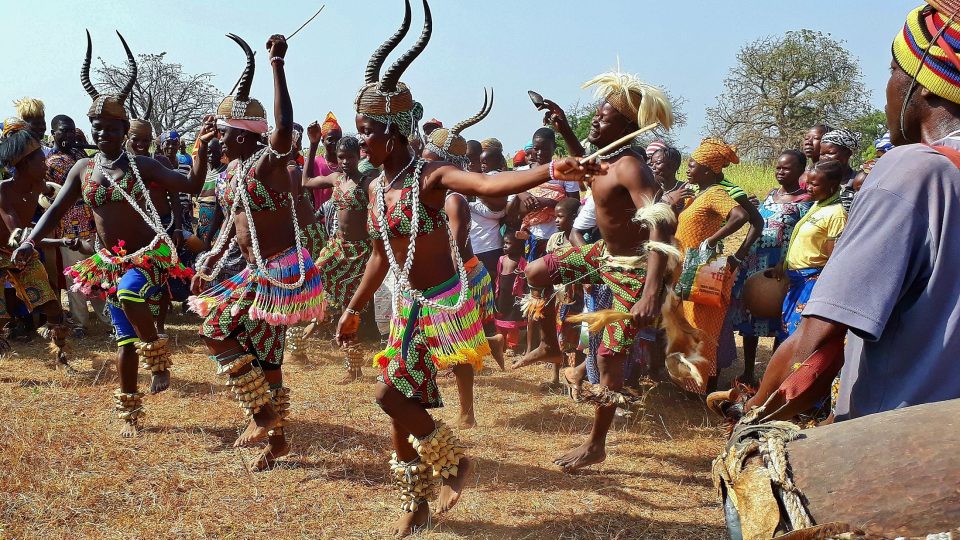 Etnikum Tata Somba, slavnost, Togo, listopad 2017