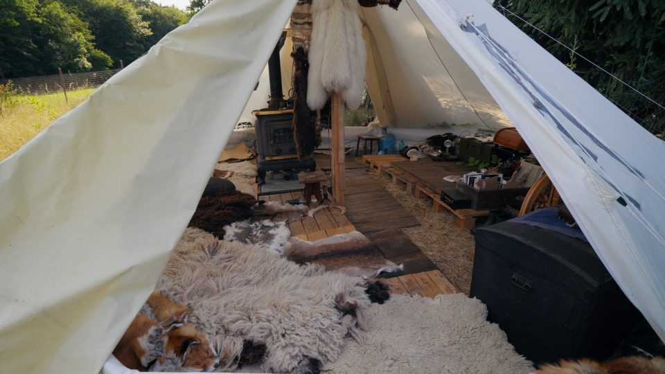 Jak to vypadá ve stanu, kde se žije celoročně?