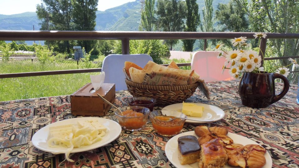 Snídaně v Arménii