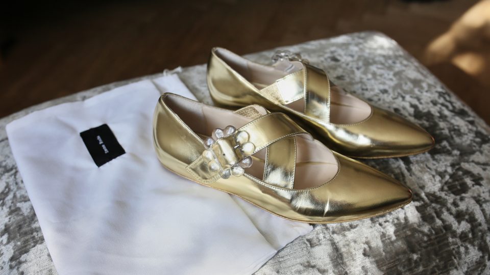 Boty, které si Tereza Rosalie koupila na plánovanou svatbu