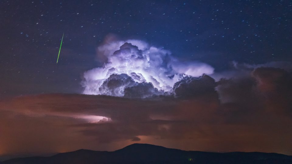 Záběry bouřek od Lukáše Gallo