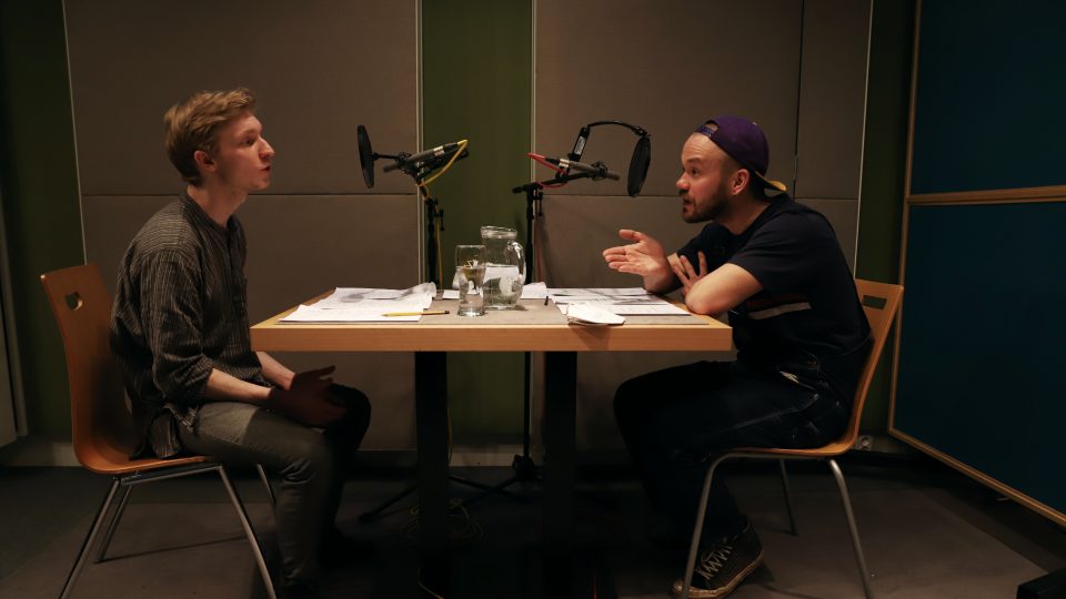 Viktor Kuzník a Adam Ernest v podcastu neklid