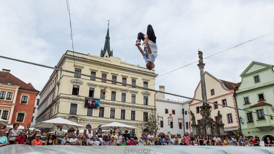 Trickliner Tibor Mikulec | foto: archiv Tibora Mikulce Trickliner Tibor Mikulec