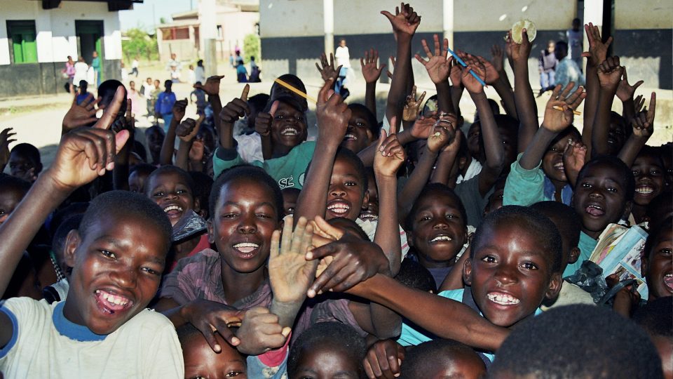 Děti ve škole, Mosambik
