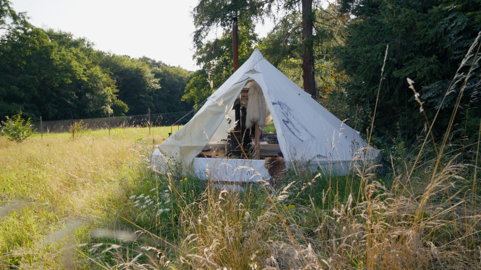 Jak to vypadá ve stanu, kde se žije celoročně?