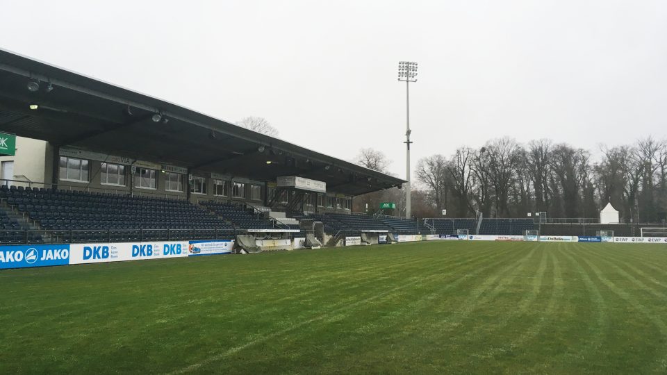 Stadion Babelsbergu uvnitř