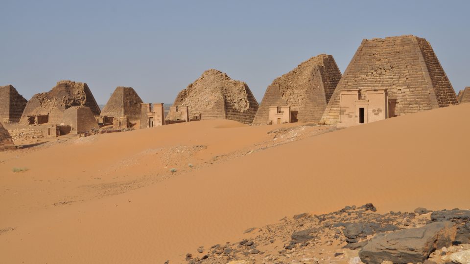 Pyramidy v súdánském Meroe