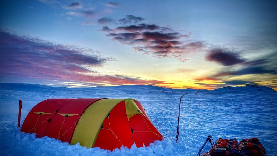 Mili Vaňkátová a Jirka Lichteneger na zasněžených výpravách