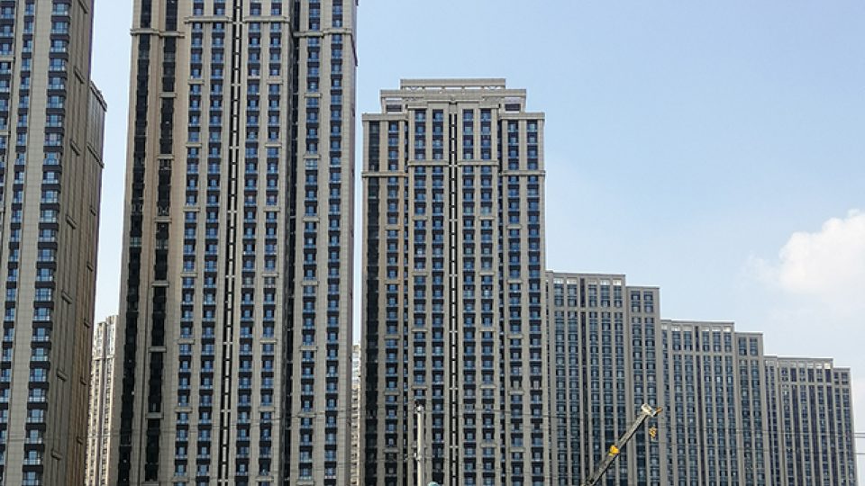 Nová výstavba v centru Tianjinu