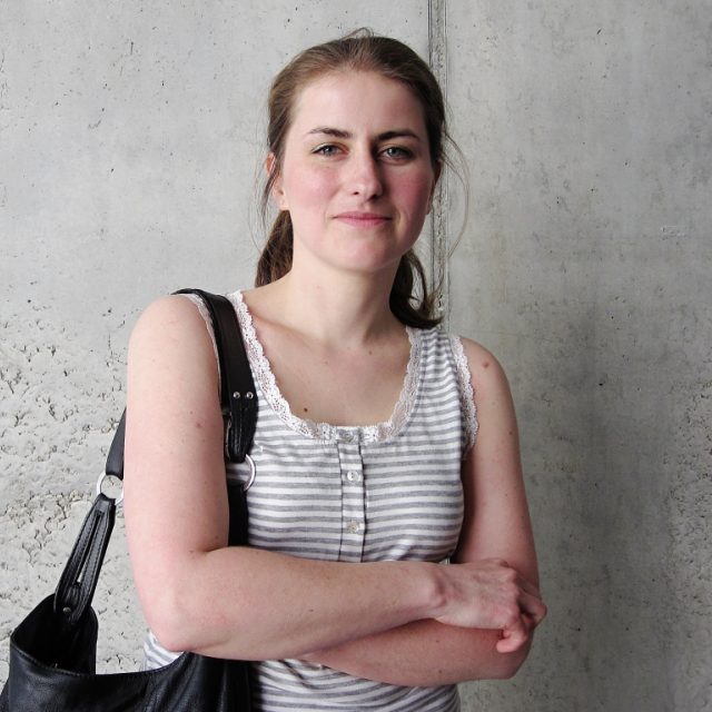 Kateřina Šedá před studiem RW | foto: Radio Wave