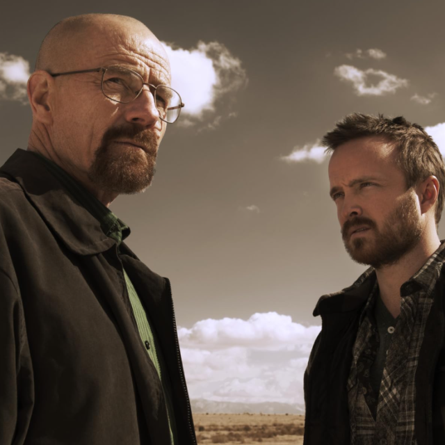 Bryan Cranston a Aaron Paul v seriálu Breaking Bad | foto: AMC