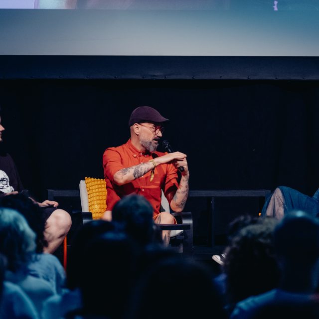 Honza Vojtko,  Petr Bouška a Markéta Šetinová na festivalu Colours of Ostrava | foto: Martin Bambušek,  Colours of Ostrava