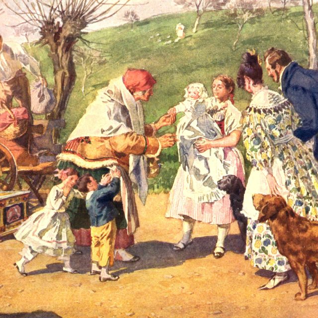 Ilustrace Adolfa Kašpara k románu Babička  (vydání z roku 1924) | foto: Adolf Kašpar,  Wikimedia Commons,  CC0 1.0