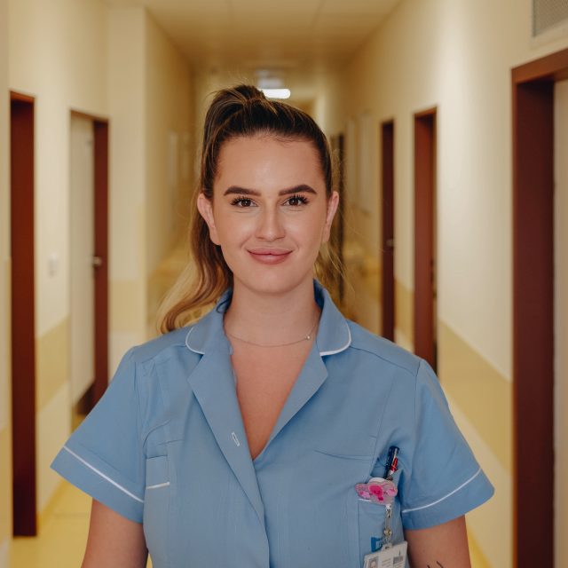 Porodní asistentka Natálie Schejbalová | foto: Tomáš Pacovský,  Český rozhlas