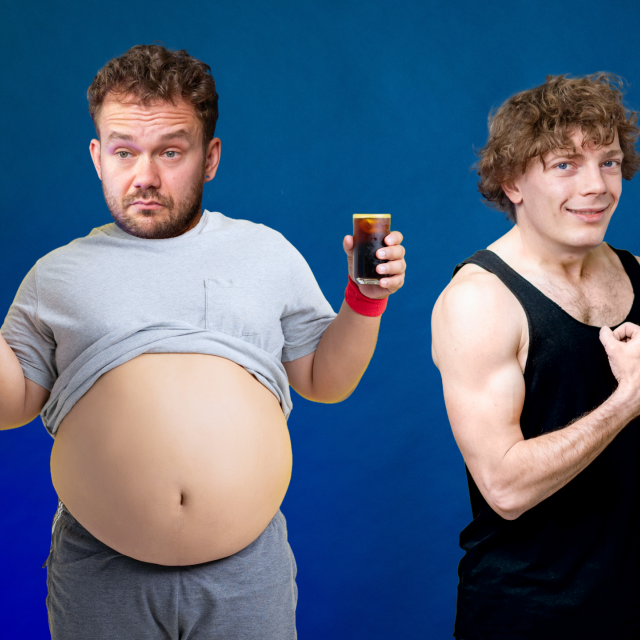 Adam Ernest a Petr Uhlík vs počítání kalorií a extrémní přejídání | foto: Tomáš Berný,  Český rozhlas