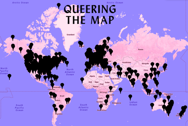 Printscreen z webu projektu Queering the Map | foto: Lucas LaRochelle