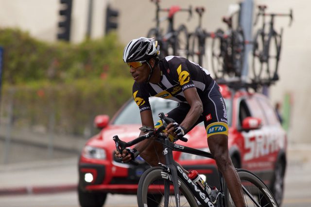 Daniel Teklehaimanot na Tour of California | foto: Channone Arif,   CC BY 2.0
