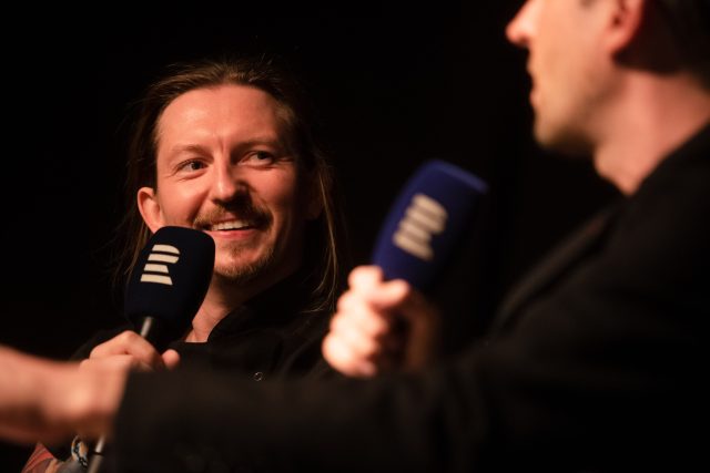 Přemek Forejt během živé Brambory s vejcem na Prix Bohemia Radio 2022 v Olomouci | foto: Jiří Šeda