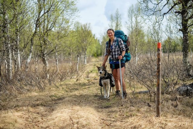 Kateřina Turbaková šla 50 dní 1300 km dlouhou trasu Gröna Bandet ze švédského Grövelsjönu až na trojmezí Norska,  Finska a Švédska | foto: Kateřina Turbaková