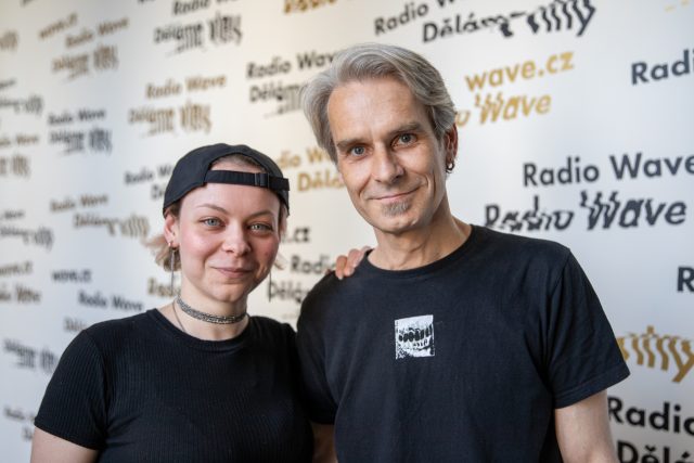 Tereza Horká a Michal Votava z programu Dostuduj fit,  který spadá pod organizaci Fokus Praha | foto: Adam Ryšánek,  Český rozhlas