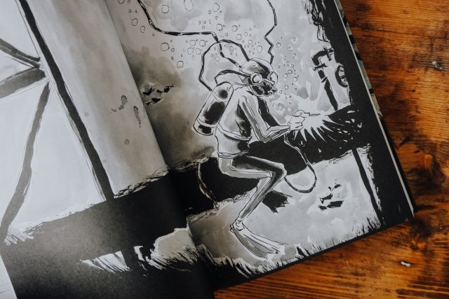 Z komiksu Jeffa Lemirea Potápěč | foto: Nakladatelství Paseka