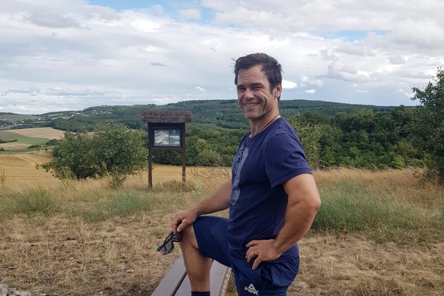 Vavřinec Hradilek během výletu v blízkosti Berounky | foto: Pavel Sladký,  Český rozhlas