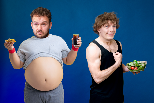 Adam Ernest a Petr Uhlík vs počítání kalorií a extrémní přejídání | foto: Tomáš Berný,  Český rozhlas