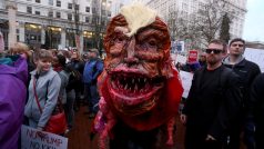 Protesty ve Washingtonu proti Donaldu Trumpovi